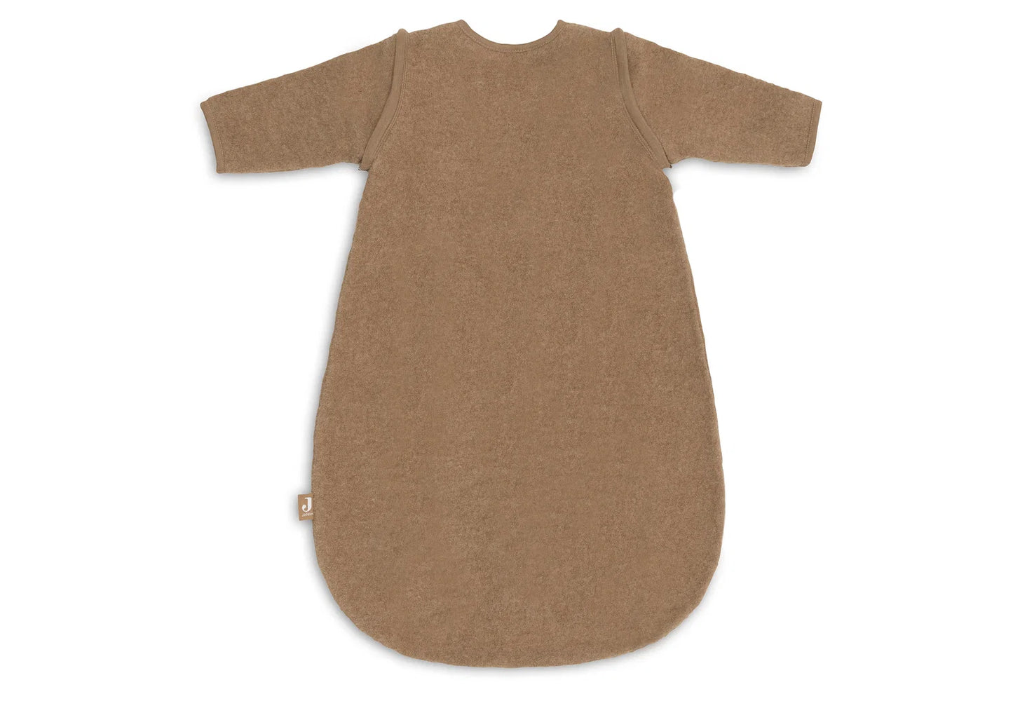 Jollein - merino wool felted sleeping bag - dark hazel