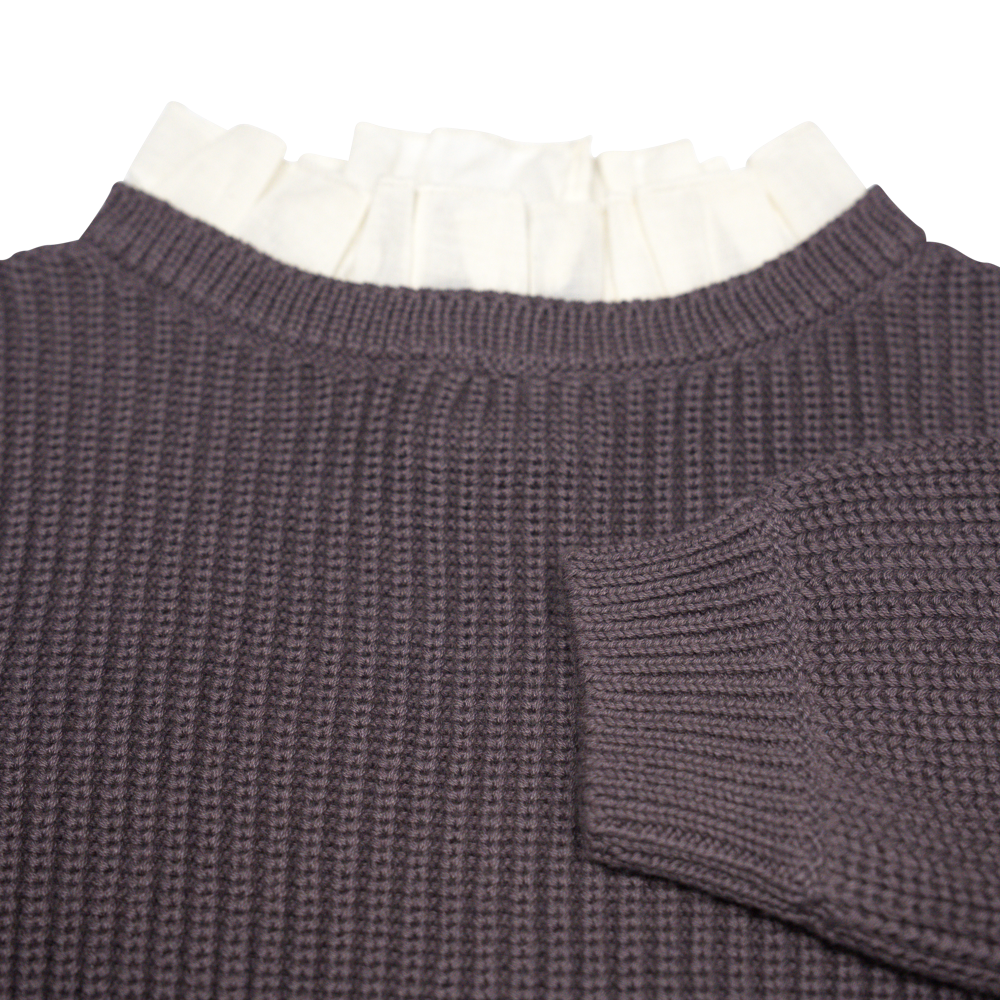 Knitted sweater Soho ~ purple vintage