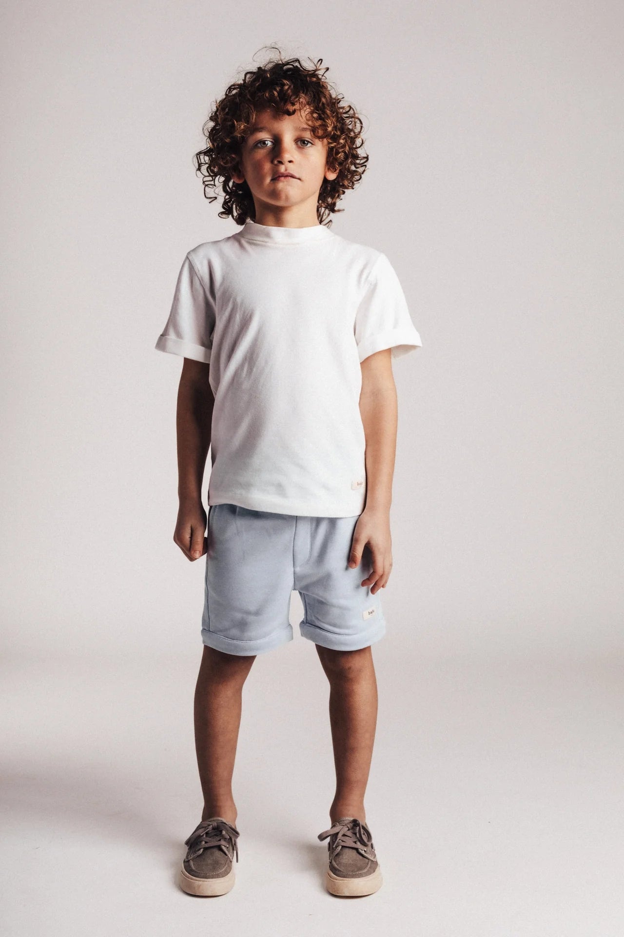Baje Studio - T-shirt Moss - white cloud