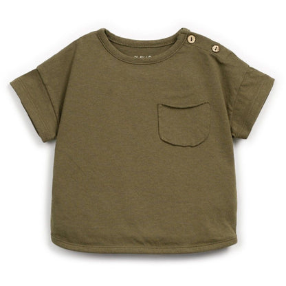 Play Up - T-shirt with chest pocket - green