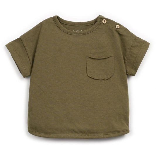 Play Up - T-shirt with chest pocket - green