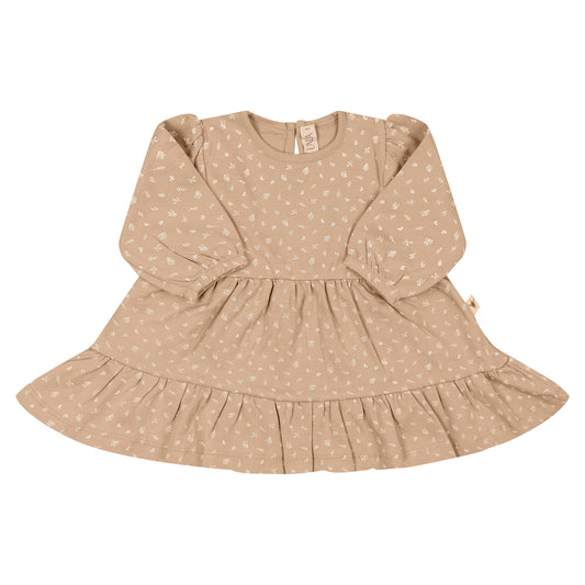 UAUA - tiered dress - rosa floral