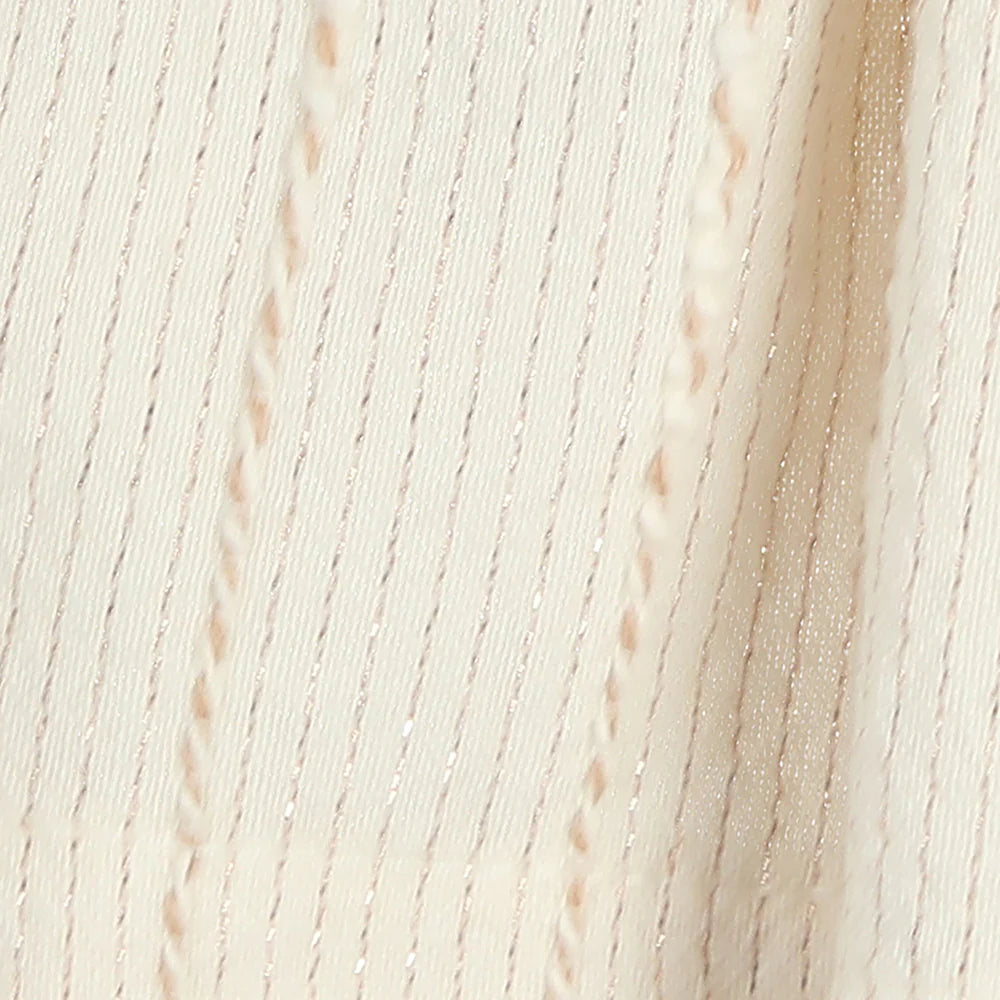 GYMP - dress Rafaela - ecru gold