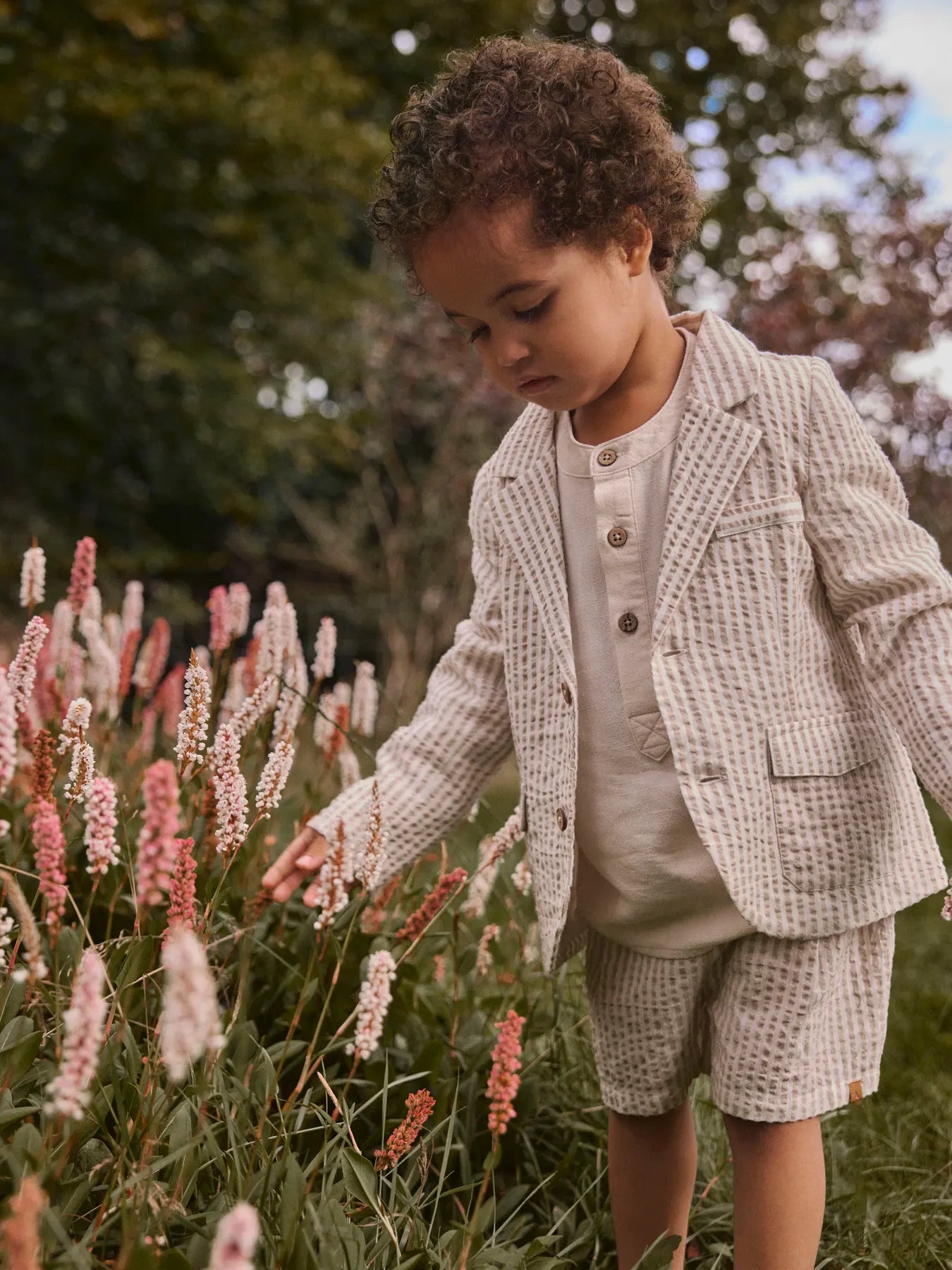 Lil'Atelier - seersucker blazer Fausto - stripe