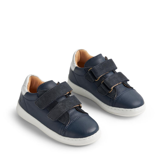 Wheat - sneaker Velo - navy