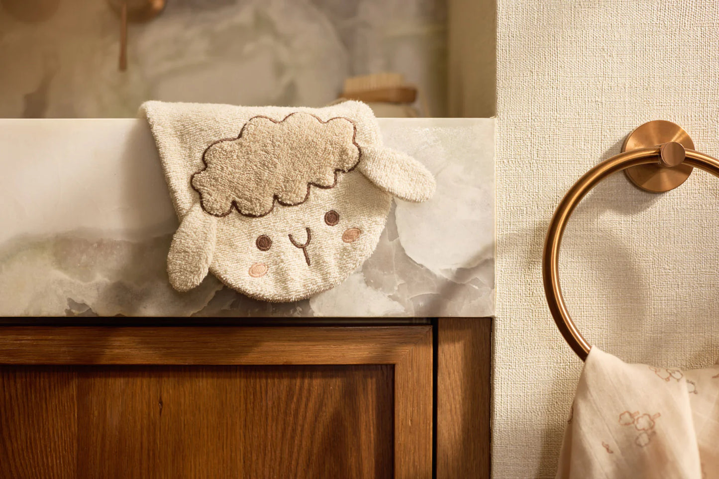 Jollein - washand badstof - sheep Shonny