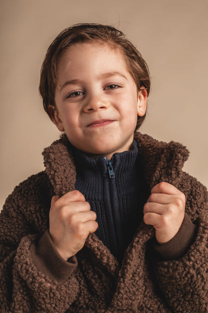 Baje Studio - teddy sweater Yagger - brown choco