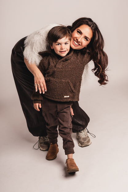 Baje Studio - teddy sweater Yagger - brown choco