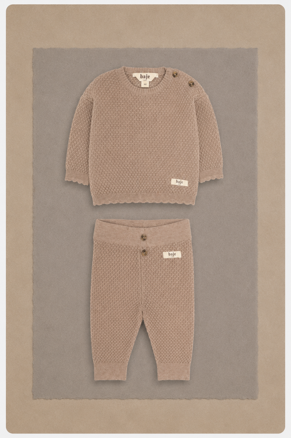 Baje Studio - sweater Zoe - taupe