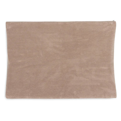 Jollein - aankleedkussenhoes cloudy rib 50x70cm - milky coffee