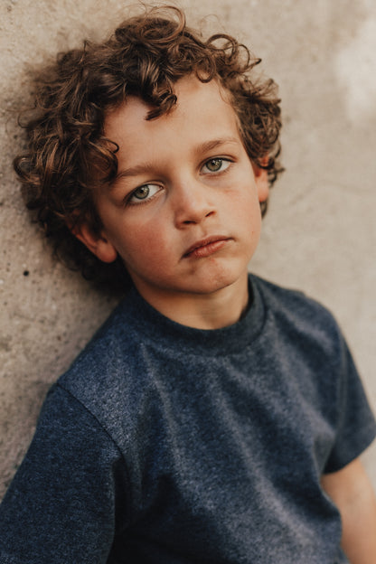 Baje Studio - shortsleeve Adrian - blue dark