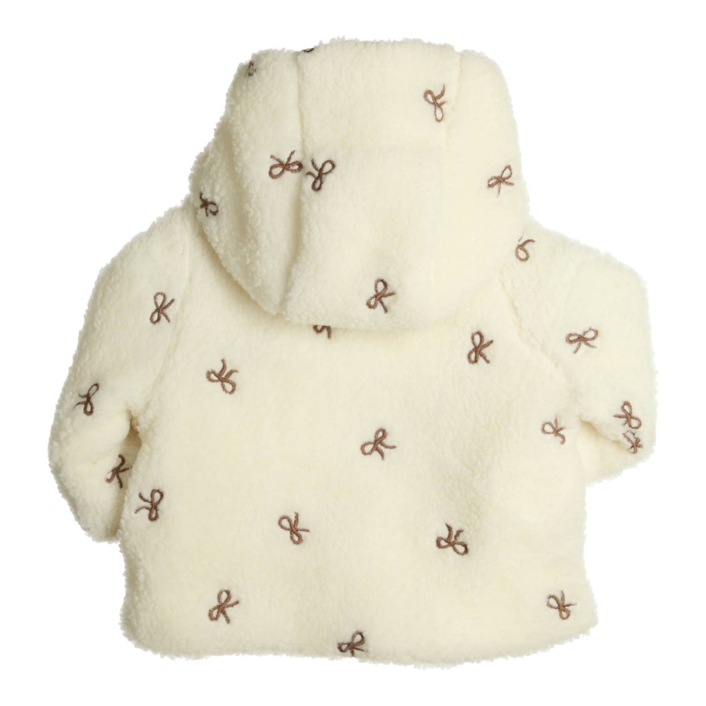 GYMP - coat Alies baby - offwhite/brown bow
