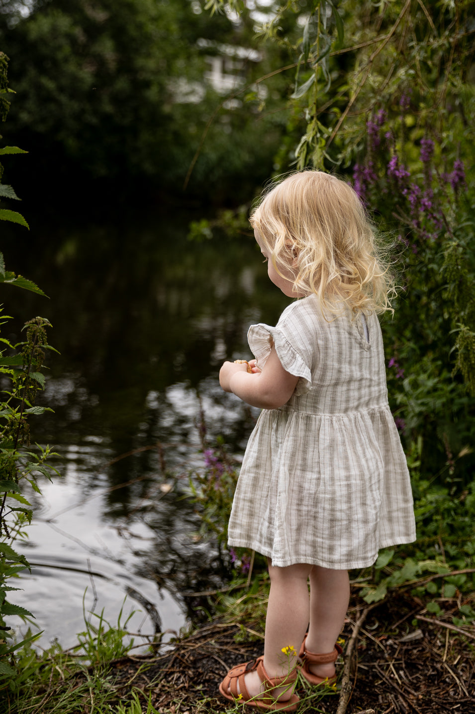 Stripes rustic dress