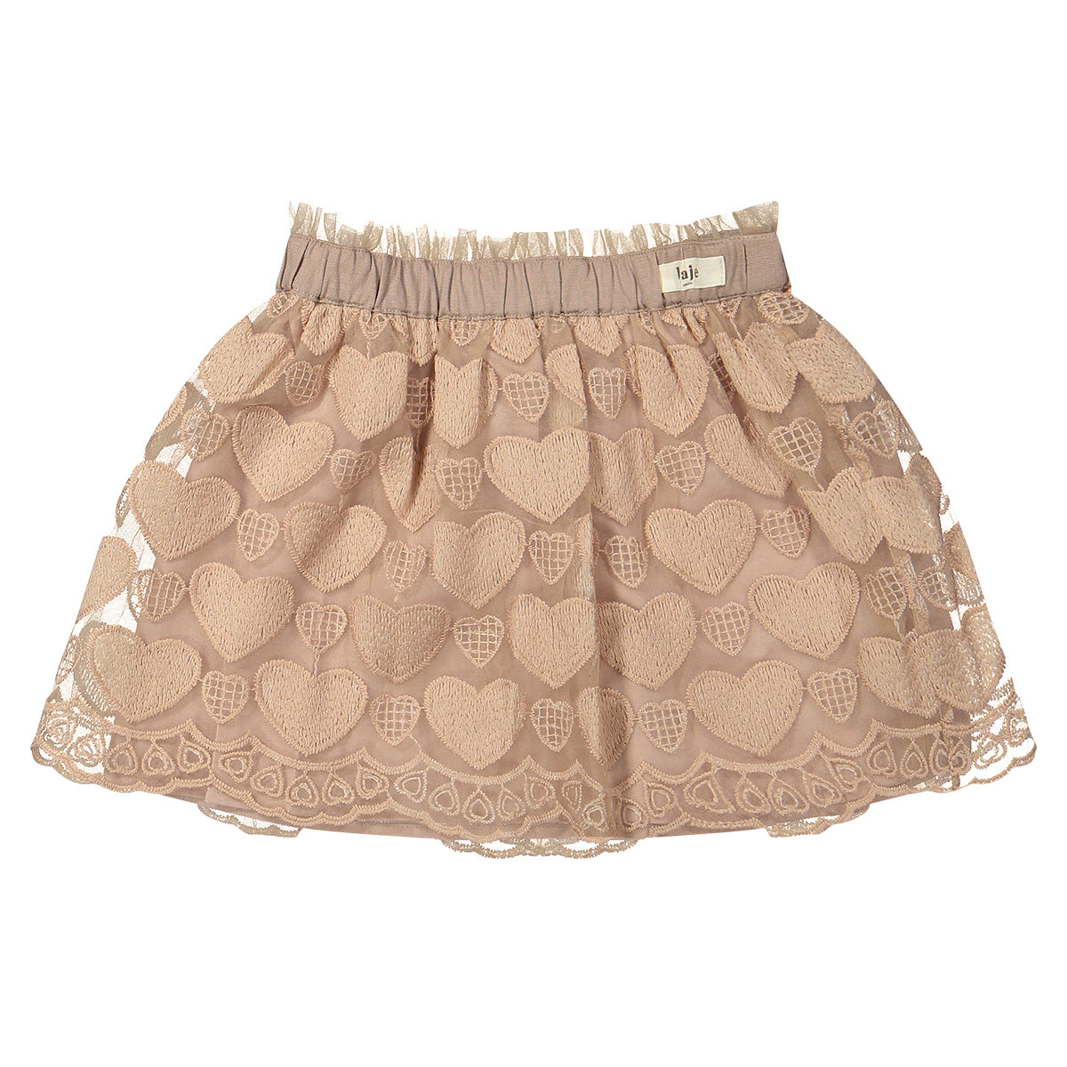 Heart tule skirt Alvide - rose mauve