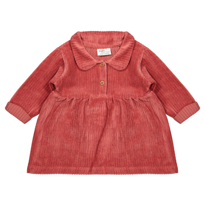 Corduroy dress Amalia - pink