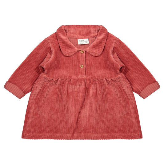 Corduroy dress Amalia - pink