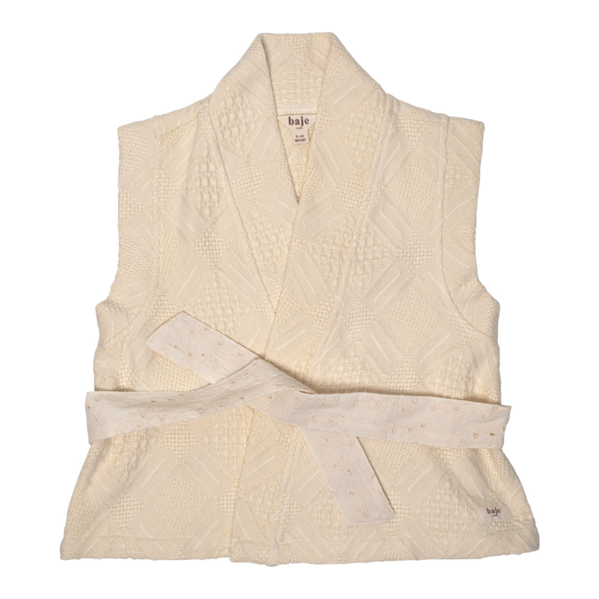 Gilet Amanta ~ woven structure