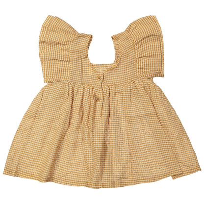 Riffle Amsterdam - dress Amber - camel brown square