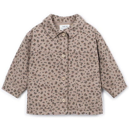 Play Up - twill overshirt - animal print