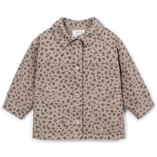 Play Up - twill overshirt - animal print