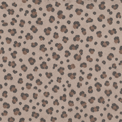 Play Up - printed twill trousers - animal print brown