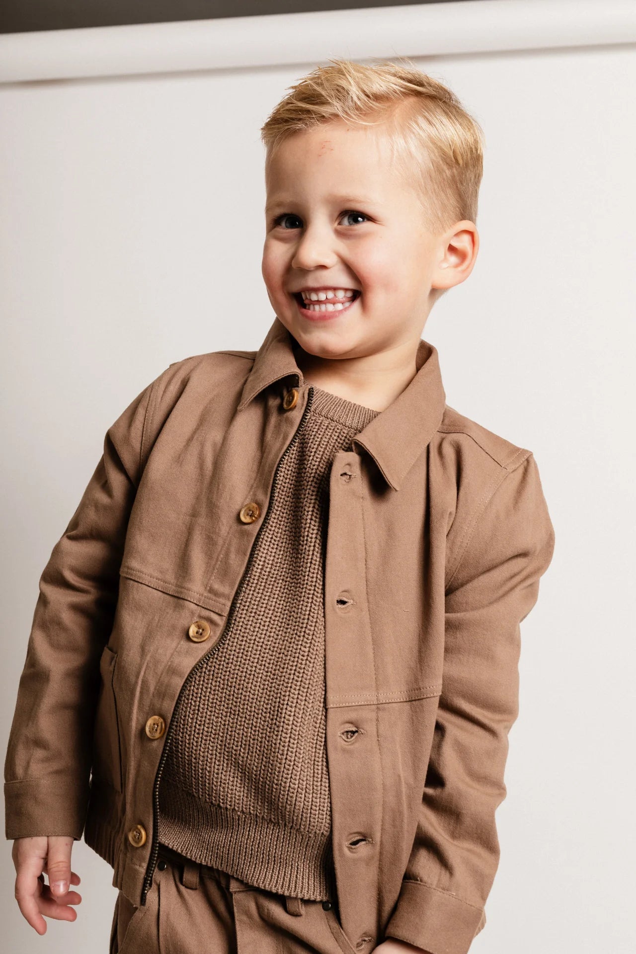 Baje Studio - cargo jacket Aubin - brown cacao