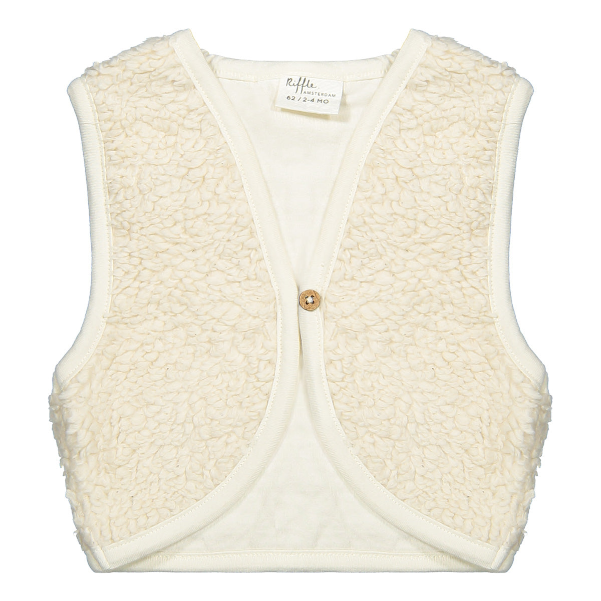 Teddy gilet Babou ~ offwhite