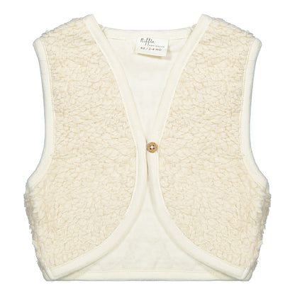 Teddy gilet Babou ~ offwhite