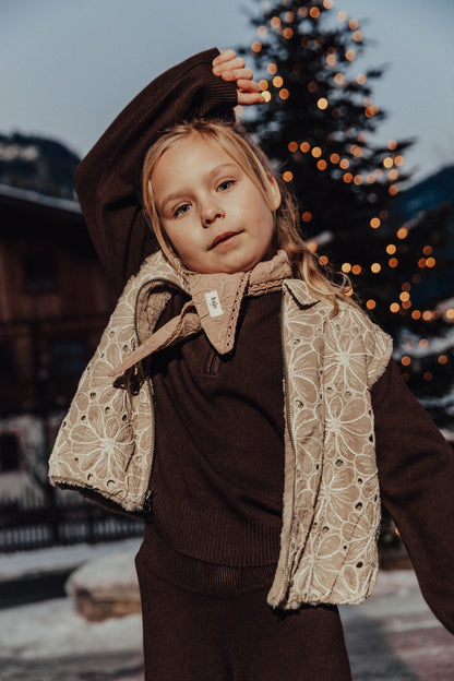 Baje Studio - gilet Moa - taupe light