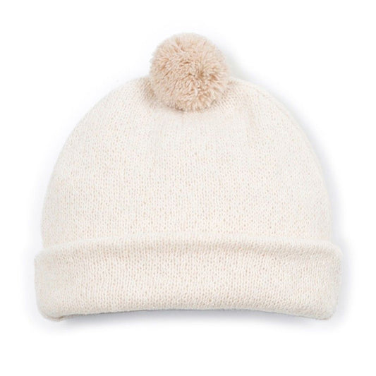 Play Up - knitted beanie with pompom - sketches