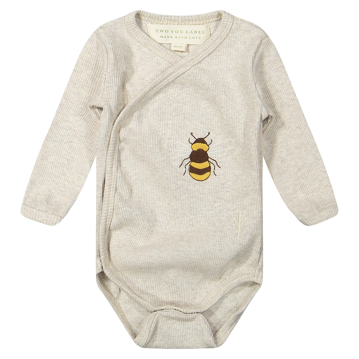 Two You Label - bee cute romper - oat