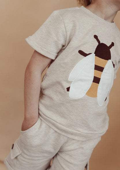 Bee cute T-shirt - oat