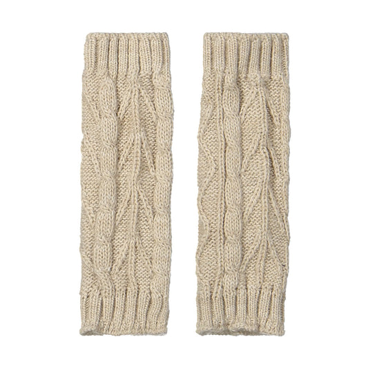 Two You Label - knitted legwarmer - oat