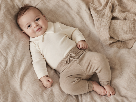 Lil'Atelier - knitted pants - oxford tan