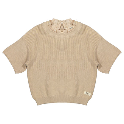 Baje Studio - knitted top Beja - rose salmon