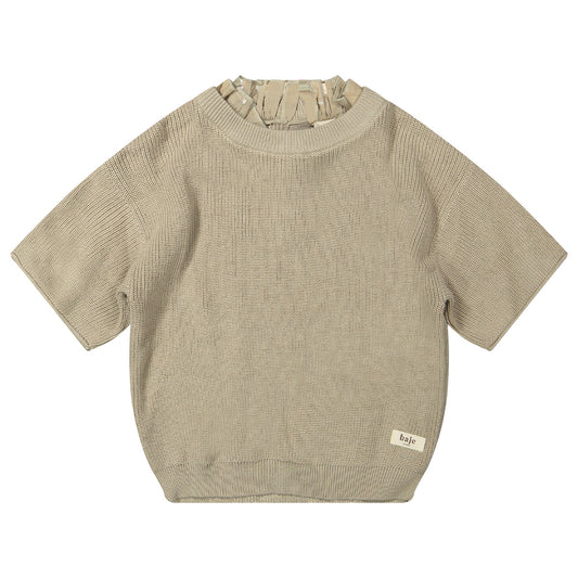 Baje Studio - knitted top Beja - taupe clay
