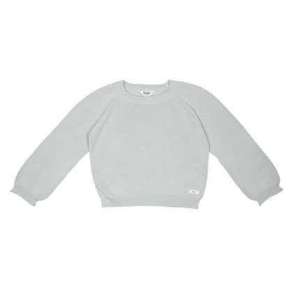 Knitted sweater Bendigo ~ light blue