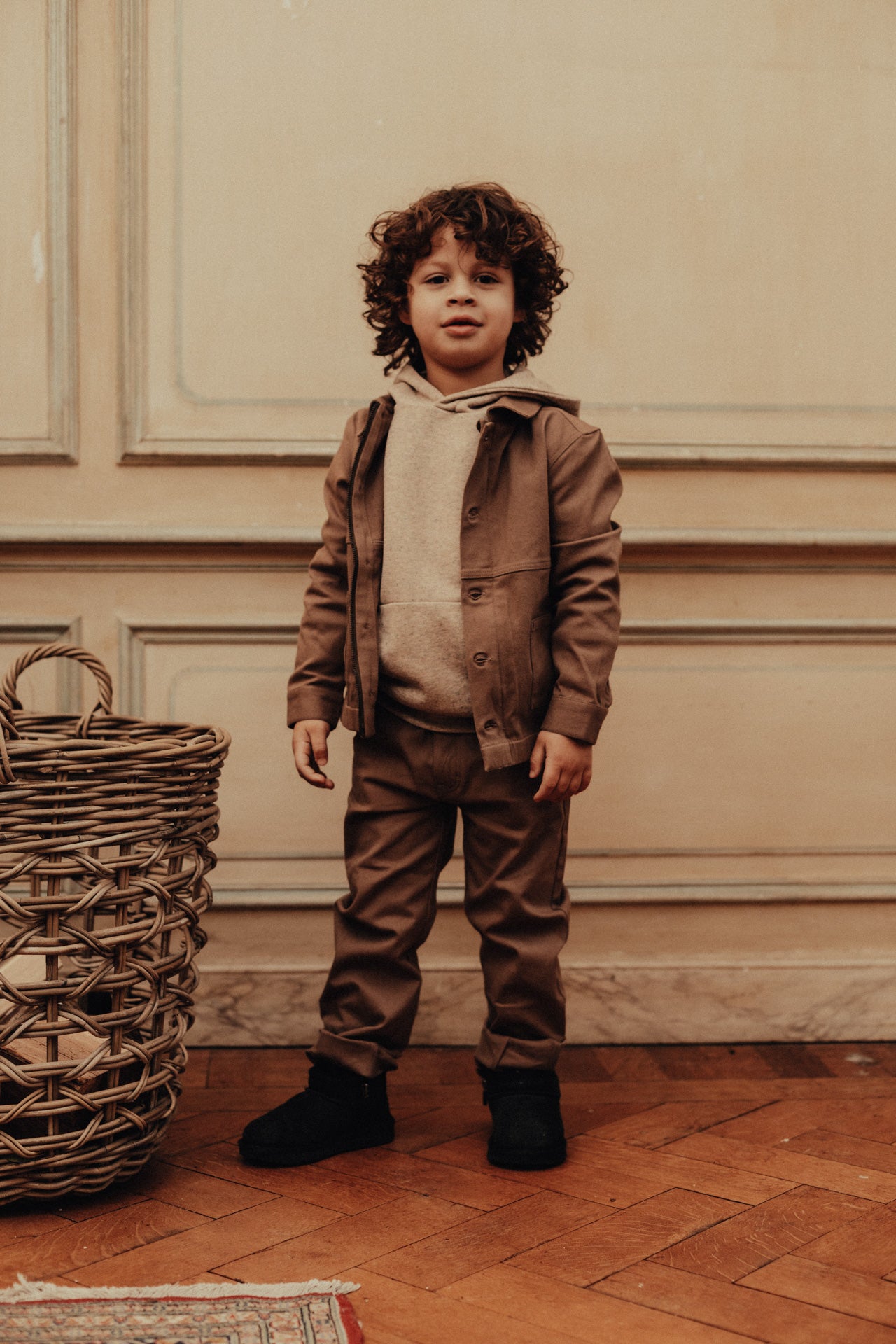 Baje Studio - pants Bercher - brown cacao