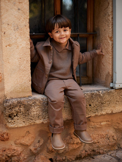 Baje Studio - pants Bercher - brown cacao
