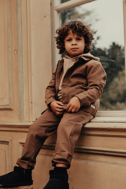 Baje Studio - pants Bercher - brown cacao