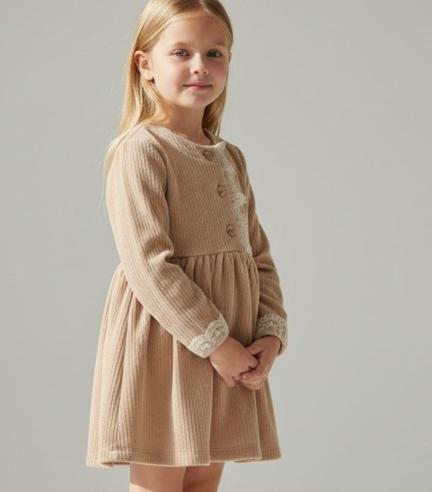 GYMP - corduroy dress Beth - camel