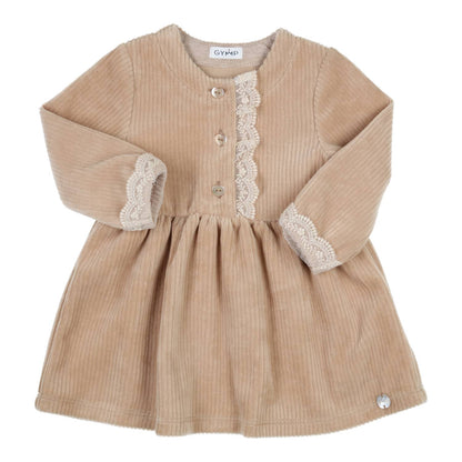 GYMP - corduroy dress Beth - camel