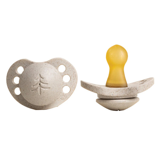 Skogen Baby - fopspeen björk natural (round) - 2 stuks