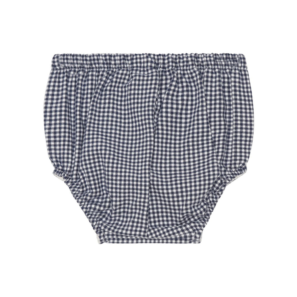 Bloomer with bottons ~ navy blue check