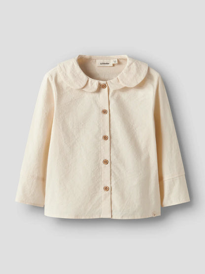 Lil'Atelier - woven blouse - turtledove