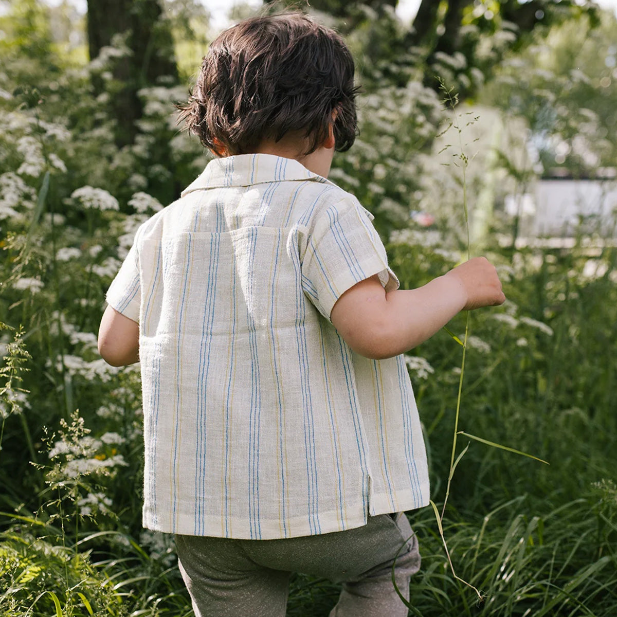 Blouse ~ linen stripe