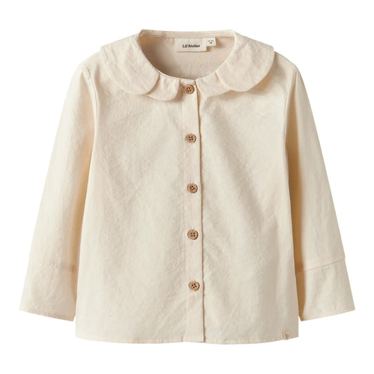Lil'Atelier - woven blouse - turtledove