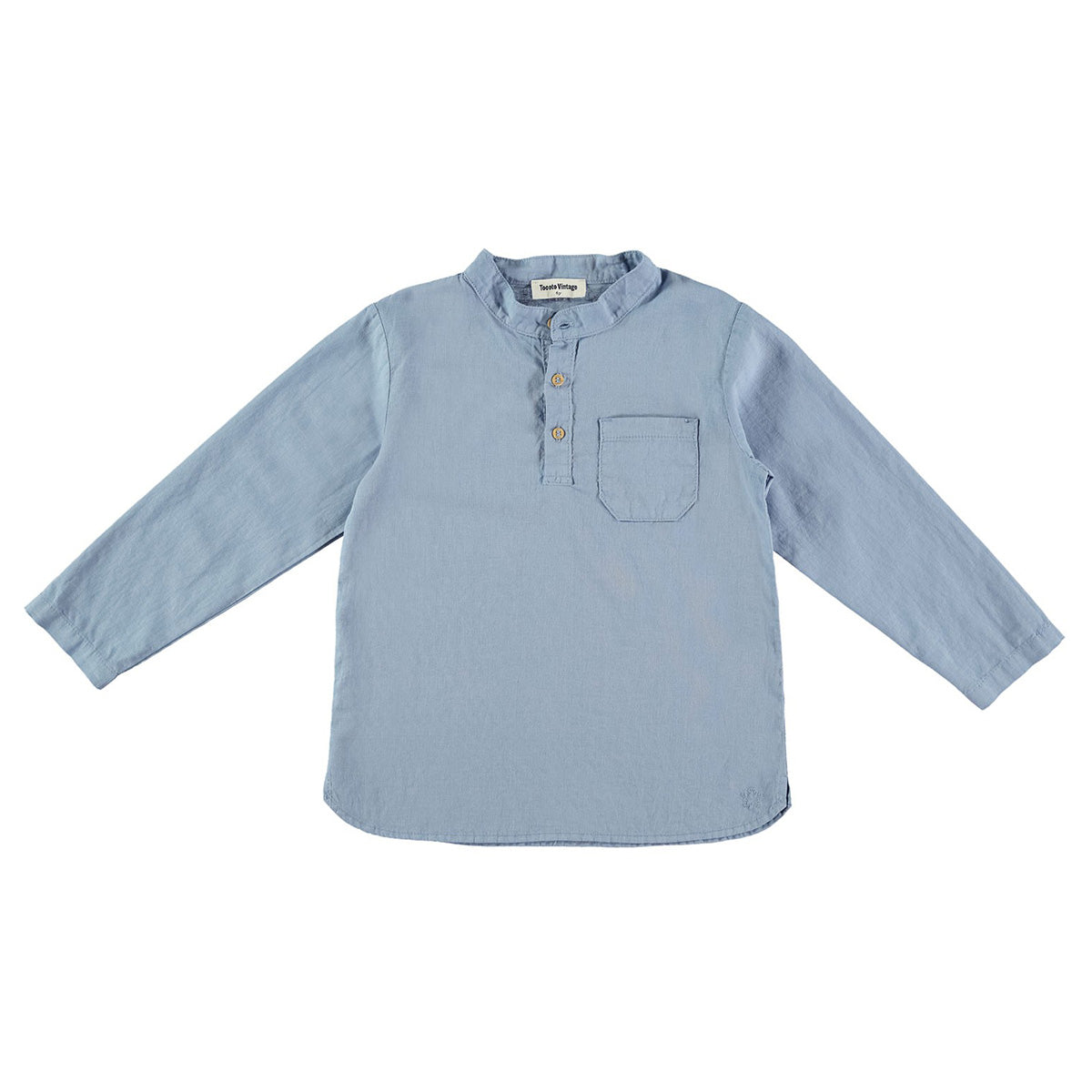 Blouse longsleeve mao - blue