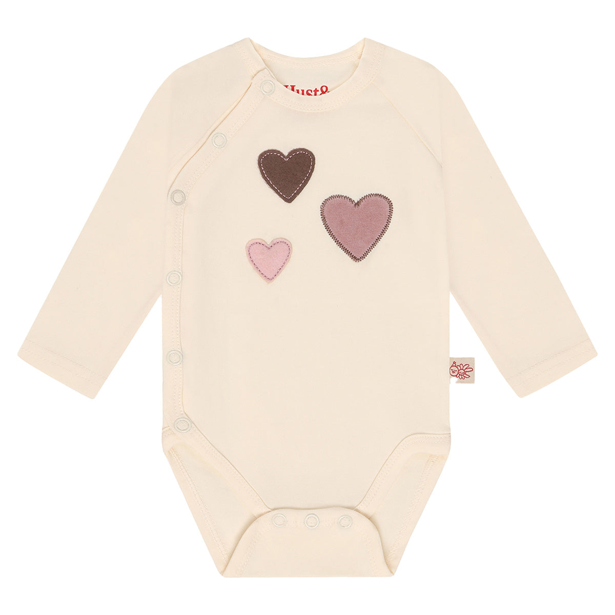 Hust & Claire - body Bing hearts - offwhite/ecru