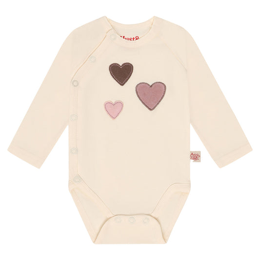 Hust & Claire - body Bing hearts - offwhite/ecru